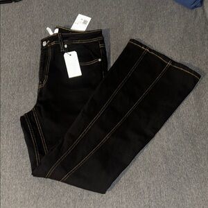 Forever 21 Black Flare & Wide Leg Jeans